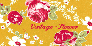 Vintage flower blog